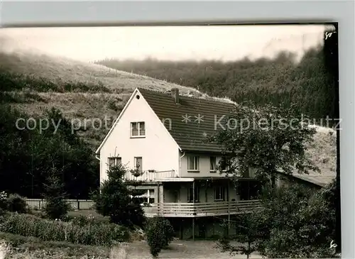 AK / Ansichtskarte Girkhausen_Bad_Berleburg Gaestehaus Pension Diekel Girkhausen_Bad_Berleburg