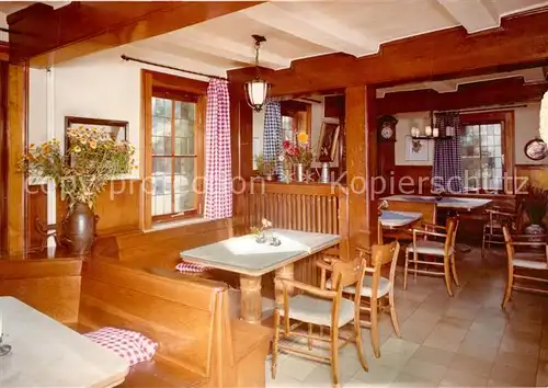 AK / Ansichtskarte Wingeshausen Gasthof Weber Gastraum Wingeshausen