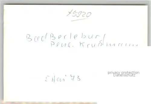 AK / Ansichtskarte Bad_Berleburg Pension Krugmann Aufenthaltsraum Bad_Berleburg