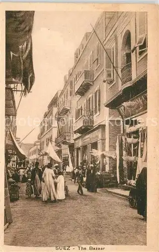 AK / Ansichtskarte Suez Bazaar Serie 604 Suez