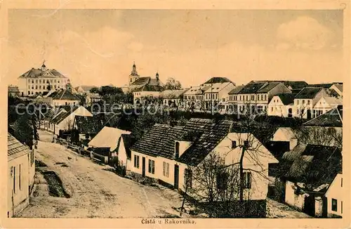 AK / Ansichtskarte Cista Ortsansicht mit Kirche und Schloss Cista