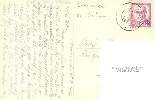 AK / Ansichtskarte Ivancice Gebaeude Ivancice