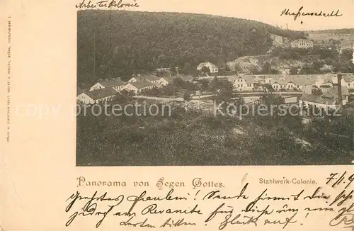 AK / Ansichtskarte Bruenn_Brno Stahlwerk Colonie Bruenn_Brno