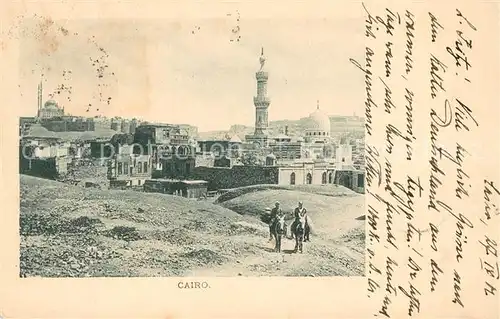 AK / Ansichtskarte Cairo_Egypt Teilansicht Cairo Egypt