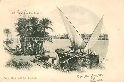 AK / Ansichtskarte Boulaque Bord du Nil 
