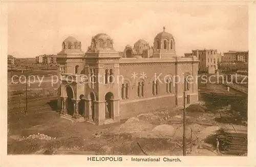AK / Ansichtskarte Heliopolis International Church Serie 605 Heliopolis