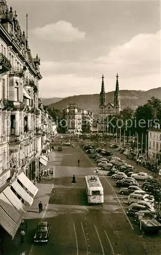 AK / Ansichtskarte Baden Baden Stadtansicht Kirche  Baden Baden