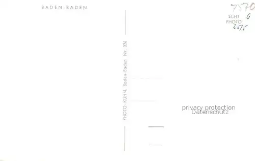 AK / Ansichtskarte Baden Baden Stadtansicht Kirche  Baden Baden