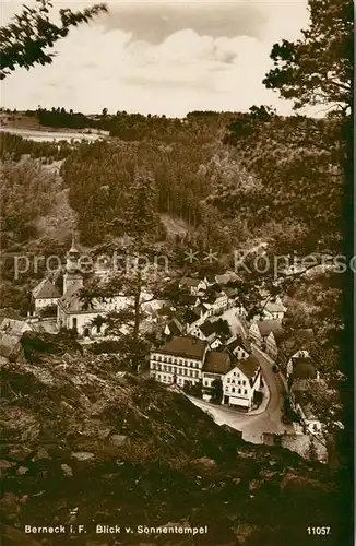 AK / Ansichtskarte Berneck_Bad Blick vom Sonnentempel Berneck_Bad