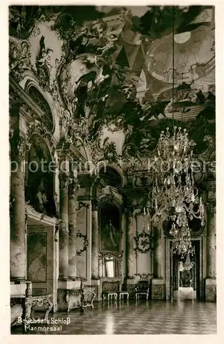 AK / Ansichtskarte Bruchsal Schloss Marmorsaal Bruchsal