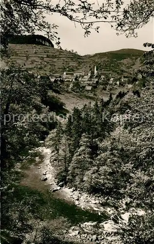 AK / Ansichtskarte Langenbrand_Forbach Panorama Murgtal Langenbrand Forbach