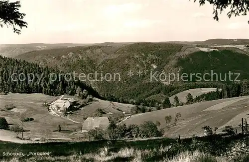 AK / Ansichtskarte Schonach_Schwarzwald Paradies Schonach Schwarzwald