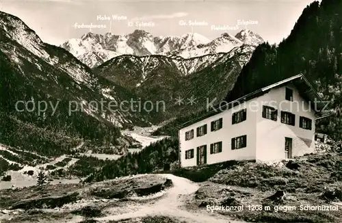 AK / Ansichtskarte Scharnitz Ederkanzel Hohe Warte  Scharnitz