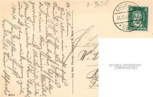 AK / Ansichtskarte Erlbach_Vogtland Flossteich Erlbach_Vogtland