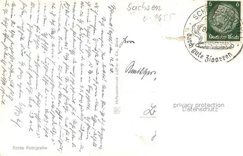 AK / Ansichtskarte Schoeneck_Vogtland Panorama Schoeneck_Vogtland