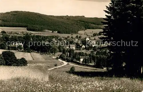 AK / Ansichtskarte Erlbach_Vogtland Panorama Erlbach_Vogtland