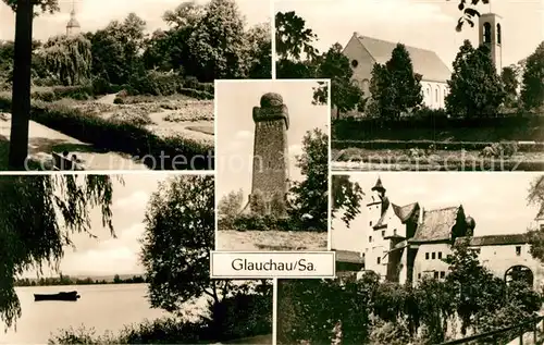 AK / Ansichtskarte Glauchau Aussichtsturm Stadtansichten Glauchau