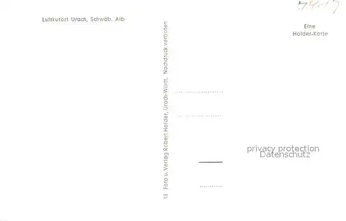 AK / Ansichtskarte Urach_Bad Panorama Urach_Bad