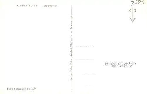 AK / Ansichtskarte Karlsruhe_Baden Stadtgarten Japan Garten Rosengarten Elefanten Flamingos Karlsruhe_Baden