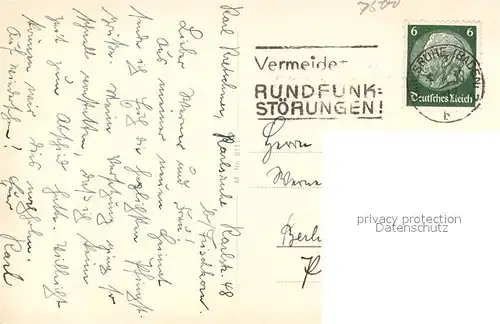 AK / Ansichtskarte Karlsruhe_Baden Kaiserstrasse Karlsruhe_Baden