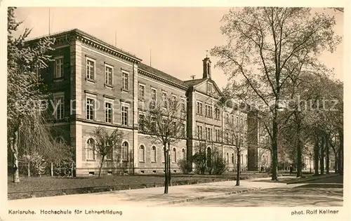 AK / Ansichtskarte Karlsruhe_Baden Hochschule Lehrerbildung Karlsruhe_Baden