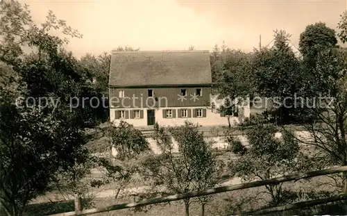 AK / Ansichtskarte Naundorf_Schmiedeberg_Erzgebirge Gasthaus Schoene Hoehe Naundorf_Schmiedeberg