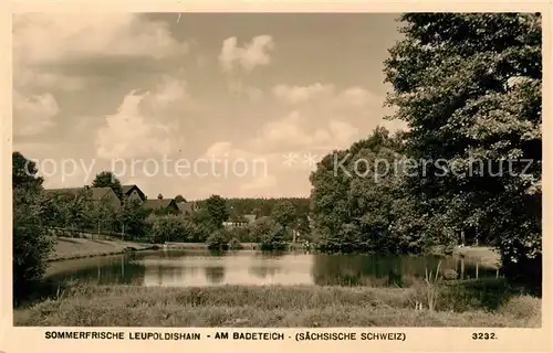 AK / Ansichtskarte Leupoldishain Am Badeteich Leupoldishain