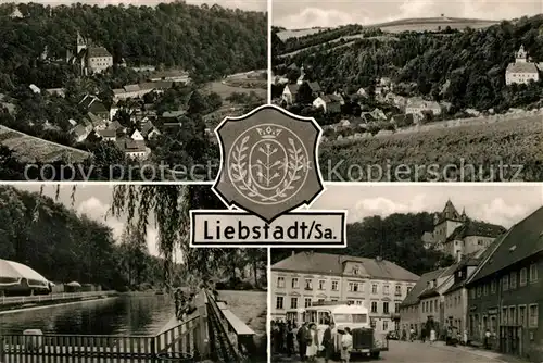 AK / Ansichtskarte Liebstadt Panorama Schwimmbad Ortspartie Liebstadt