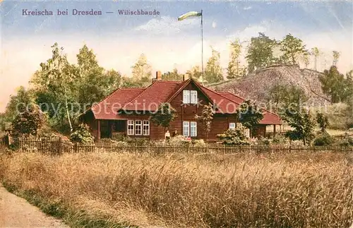 AK / Ansichtskarte Kreischa Wilischbaude Kreischa