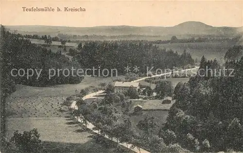 AK / Ansichtskarte Kreischa Teufelsmuehle Kreischa