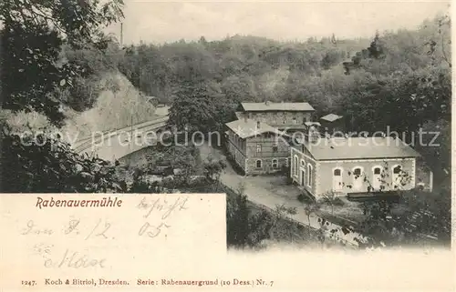 AK / Ansichtskarte Rabenauer_Muehle Panorama Rabenauer_Muehle