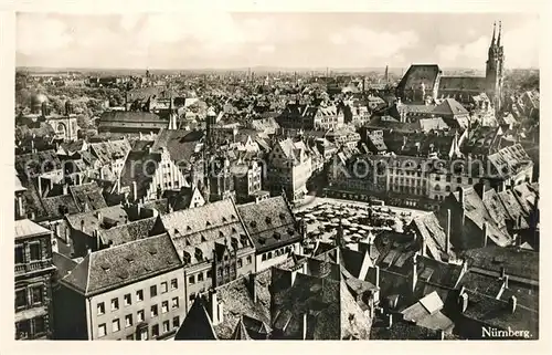 AK / Ansichtskarte Nuernberg Stadtblick Nuernberg