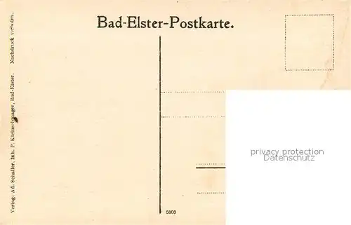 AK / Ansichtskarte Bad_Elster Blick von der Agnesruh Bad_Elster