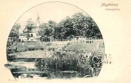 AK / Ansichtskarte Magdeburg Luisengarten Magdeburg