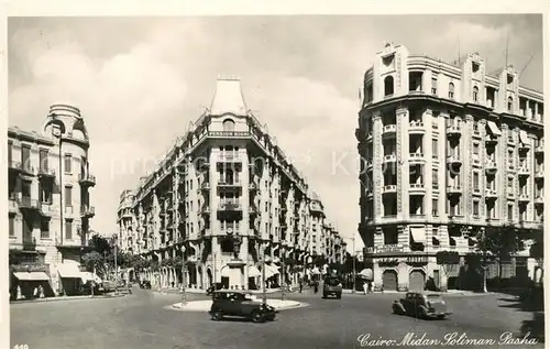 AK / Ansichtskarte Cairo_Egypt Midan Soliman Pasha Cairo Egypt