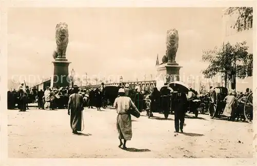 AK / Ansichtskarte Cairo_Egypt The Kasr el Nil Bridge Cairo Egypt