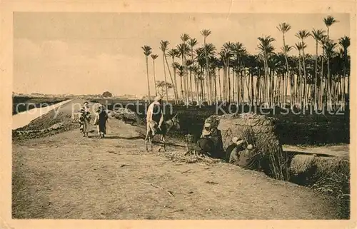 AK / Ansichtskarte Cairo_Egypt Camp of an Arabian family Cairo Egypt