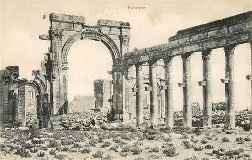 AK / Ansichtskarte Palmyre_Palmyra_Syrien Ruinen Antike Staette 