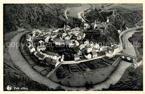 AK / Ansichtskarte Esch sur Sure Vue aerienne Esch sur Sure