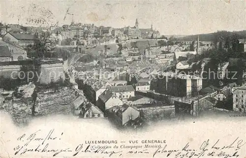 AK / Ansichtskarte Luxembourg_Luxemburg Vue generale Chateau de Pekin Luxembourg Luxemburg