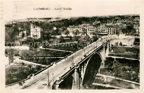 AK / Ansichtskarte Luxembourg_Luxemburg Bruecke Luxembourg Luxemburg