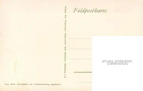 AK / Ansichtskarte Fossingen Westlicher Kriegsschauplatz 1. Weltkrieg Feldpost Fossingen