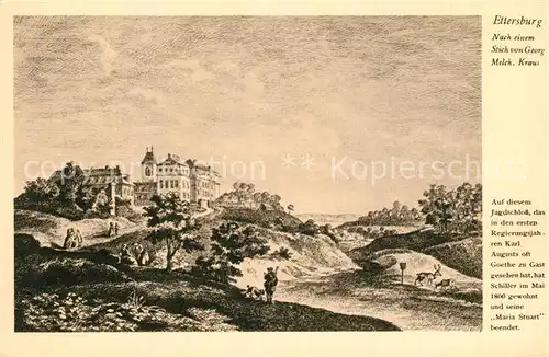 AK / Ansichtskarte Ettersburg Jagdschloss  Ettersburg