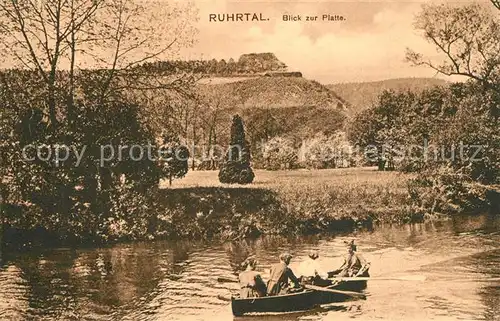 AK / Ansichtskarte Essen_Ruhr Blick zur Platte Essen_Ruhr