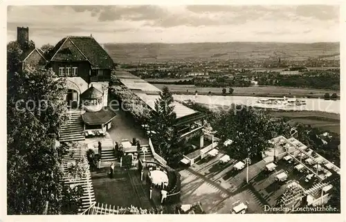 AK / Ansichtskarte Dresden Berggasthaus Loschwitzhoehe Dresden