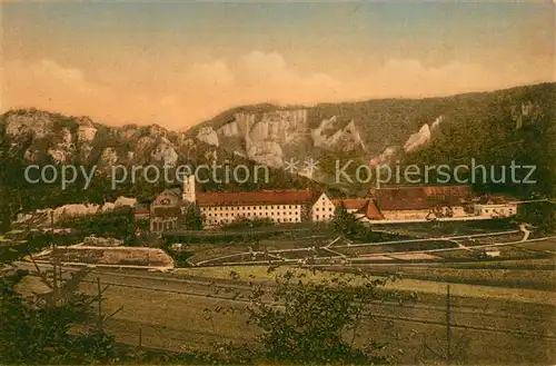 AK / Ansichtskarte Beuron_Donautal Kloster Panorama Beuron Donautal