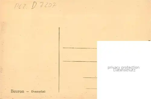 AK / Ansichtskarte Beuron_Donautal Kloster Panorama Beuron Donautal