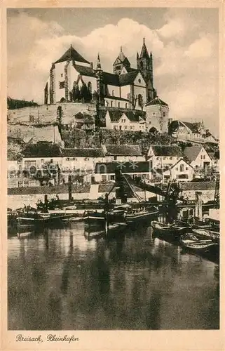 AK / Ansichtskarte Breisach_Rhein Rheinhafen Breisach Rhein