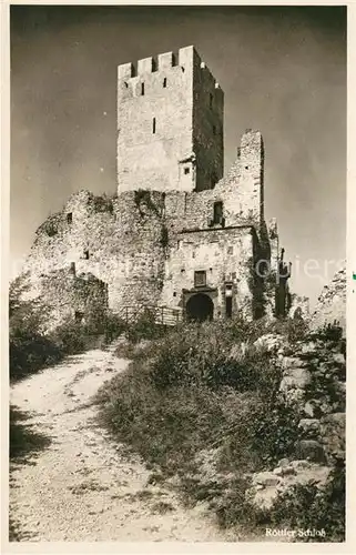 AK / Ansichtskarte Schloss_Roetteln Ruine Schloss Roetteln