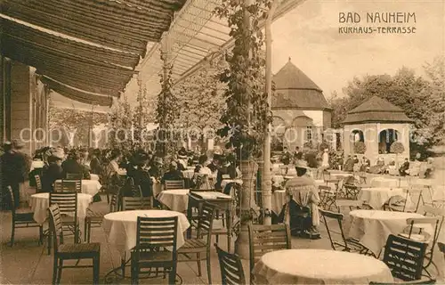 AK / Ansichtskarte Bad_Nauheim Kurhaus Terrasse Bad_Nauheim